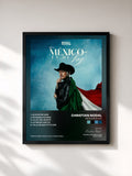 #noir Tableau de l'album México en Mi Voz de Christian Nodal, cadre noir, imprimé et encadré en France