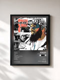 #noir Tableau de l'album The Autobiography de Stalley, cadre noir, imprimé et encadré en France