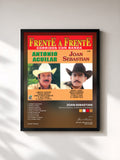 #noir Tableau de l'album Frente A Frente: Corridos Con Banda de Joan Sebastian, cadre noir, imprimé et encadré en France