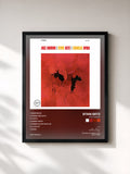 #noir Tableau de l'album Jazz Samba de Stan Getz, cadre noir, imprimé et encadré en France