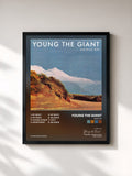 #noir Tableau de l'album Remix EP de Young the Giant, cadre noir, imprimé et encadré en France