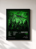 #noir Tableau de l'album Freddie's Inferno - Ghost Slowed de Freddie Dredd, cadre noir, imprimé et encadré en France