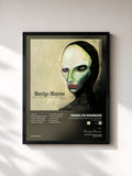 #noir Tableau de l'album One Assassination Under God - Chapter 2 (Expanded Edition) de Marilyn Manson, cadre noir, imprimé et encadré en France