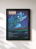 #noir Space Shanty (feat. Steve Hillage & Dave Stewart) di Khan in stampa incorniciata, cornice nera, stampata e incorniciata in Francia