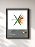 #noir Tableau de l'album THE WAR - The 4th Album de EXO, cadre noir, imprimé et encadré en France