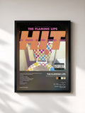 #noir Tableau de l'album Hit to Death in the Future Head de The Flaming Lips, cadre noir, imprimé et encadré en France