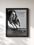 #noir Tableau de l'album I Fall in Love Too Easily de Katharine McPhee, cadre noir, imprimé et encadré en France