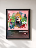 #noir Tableau de l'album I Love You, Honeybear de Father John Misty, cadre noir, imprimé et encadré en France