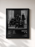 #noir Tableau de l'album Hustle Mixtape Vol. 2 de Capo Plaza, cadre noir, imprimé et encadré en France