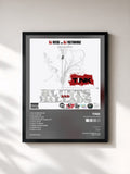 #noir Tableau de l'album Blunts & Ballads de Tink, cadre noir, imprimé et encadré en France