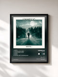 #noir Tableau de l'album Winter (EP) de Unheilig, cadre noir, imprimé et encadré en France