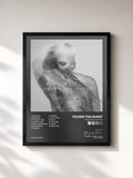 #noir Tableau de l'album Mind Over Matter de Young the Giant, cadre noir, imprimé et encadré en France