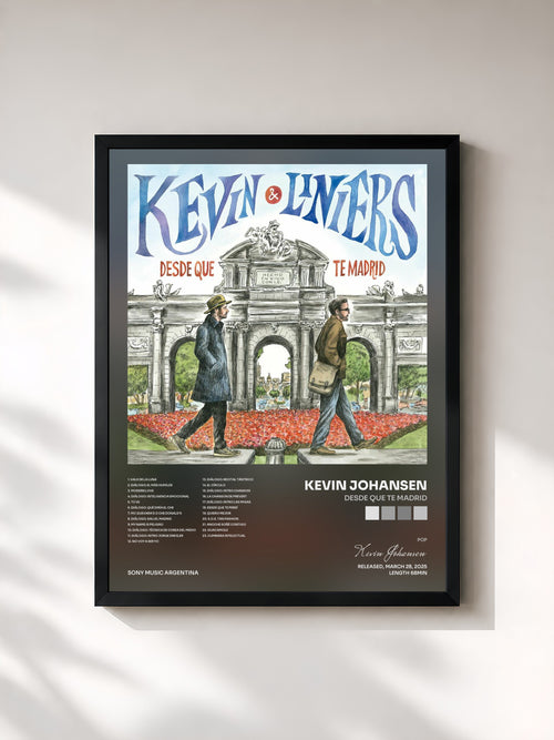 Kevin Johansen · Desde Que Te Madrid — Affiche encadrée