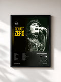 #noir Tableau de l'album Renato Zero de Renato Zero, cadre noir, imprimé et encadré en France