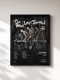 #noir Tableau de l'album The Road Less Traveled de Jay Park, cadre noir, imprimé et encadré en France