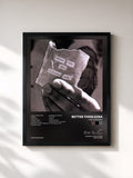 #noir Tableau de l'album Friction Baby de Better Than Ezra, cadre noir, imprimé et encadré en France