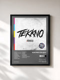 #noir Tableau de l'album TEKKNO (Tour Edition) de Electric Callboy, cadre noir, imprimé et encadré en France