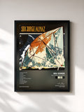 #noir Tableau de l'album Seu Jorge and Almaz de Seu Jorge, cadre noir, imprimé et encadré en France
