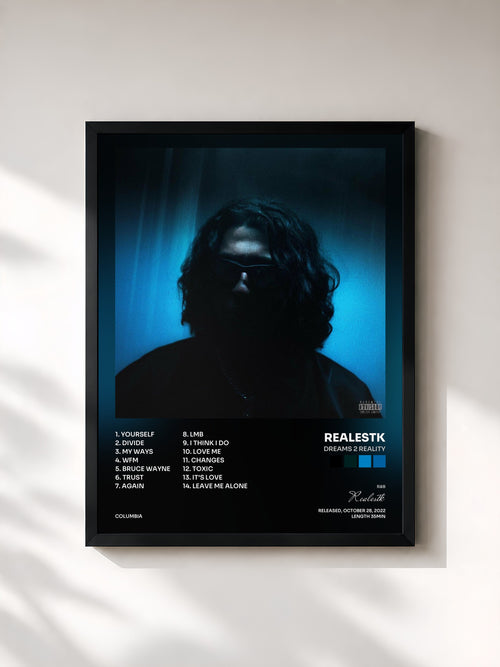 Realestk · Dreams 2 Reality — Affiche encadrée