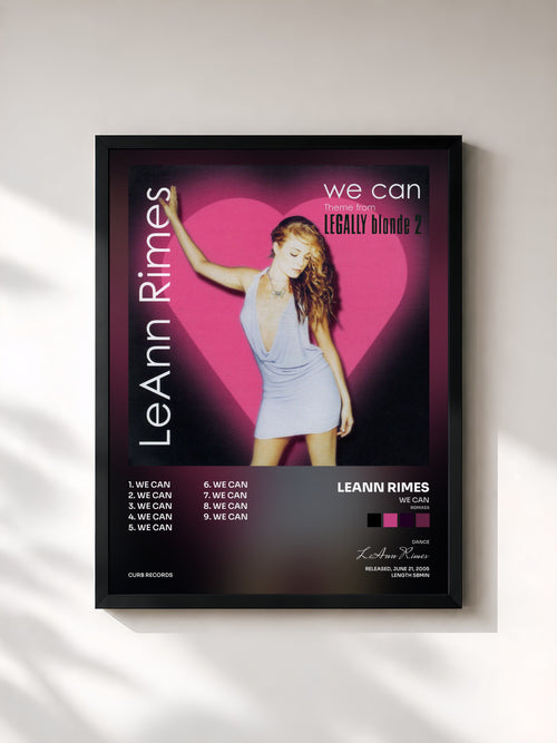 LeAnn Rimes · We Can (Remixes) — Affiche encadrée