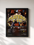 #noir Tableau de l'album Hay mucho Rock & Roll- Resumen de Platero y tú, cadre noir, imprimé et encadré en France