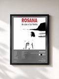 #noir Tableau de l'album Lunas Rotas: De casa a las ventas de Rosana, cadre noir, imprimé et encadré en France