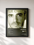 #noir Tableau de l'album Dilema de Luis Enrique, cadre noir, imprimé et encadré en France