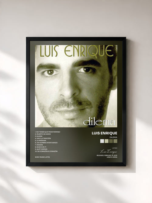 Luis Enrique · Dilema — Affiche encadrée
