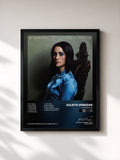 #noir Tableau de l'album Tu Historia de Julieta Venegas, cadre noir, imprimé et encadré en France