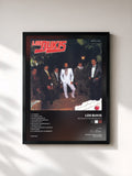 #noir Tableau de l'album Me Volvi A Acordar De Ti de Los Bukis, cadre noir, imprimé et encadré en France