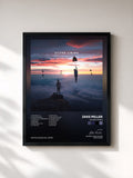#noir Tableau de l'album Silver Lining de Jake Miller, cadre noir, imprimé et encadré en France