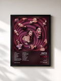 #noir Tableau de l'album Versions of Me (Deluxe) de Anitta, cadre noir, imprimé et encadré en France