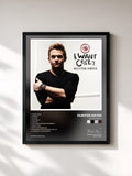#noir Tableau de l'album I Want Crazy de Hunter Hayes, cadre noir, imprimé et encadré en France