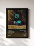 #noir Song Still Sings by Brad Paisley as a framed art print, black frame, printed and framed in France