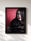 #noir Tableau de l'album The Songbook Sessions: Ella Fitzgerald de Jane Monheit, cadre noir, imprimé et encadré en France