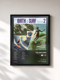 #noir Tableau de l'album The Birth of Surf Vol. 1 de The Ventures, cadre noir, imprimé et encadré en France