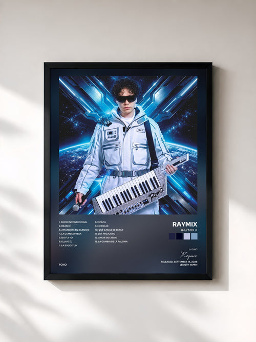 Raymix · Raymix X — Affiche encadrée