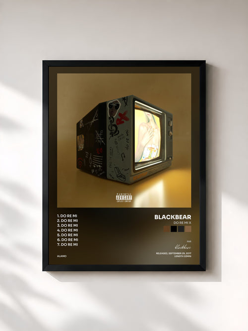 blackbear · do re mi X — Affiche encadrée