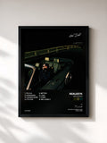 #noir Tableau de l'album Real World de Realestk, cadre noir, imprimé et encadré en France