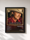 #noir Tableau de l'album Honky Tonk Christmas (Deluxe Version) de Alan Jackson, cadre noir, imprimé et encadré en France