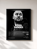 #noir Tableau de l'album Aura (Exclusive Version) de Kool Savas, cadre noir, imprimé et encadré en France