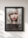 #noir Tableau de l'album Peroxide (Deluxe) de Nina Nesbitt, cadre noir, imprimé et encadré en France