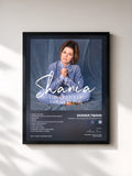 #noir Shania: The Queen Of Country Pop von Shania Twain als gerahmter Kunstdruck, schwarzer Rahmen, gedruckt und gerahmt in Frankreich
