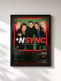#noir Tableau de l'album Home For Christmas (Deluxe Version) de *NSYNC, cadre noir, imprimé et encadré en France