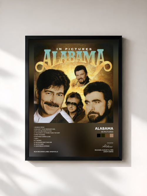 Alabama · In Pictures — Affiche encadrée