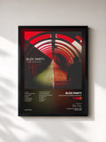 #noir Tableau de l'album Anatomy Of A Brief Romance de Bloc Party, cadre noir, imprimé et encadré en France