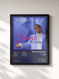 #noir Tableau de l'album Juras De Amor de Zeca Pagodinho, cadre noir, imprimé et encadré en France