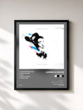 #noir Tableau de l'album Lost & Found de Lianne La Havas, cadre noir, imprimé et encadré en France