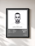 #noir Tableau de l'album Zurück zum Glück de PA Sports, cadre noir, imprimé et encadré en France