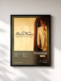#noir Tableau de l'album Alone But Not Alone de Marvin Winans, cadre noir, imprimé et encadré en France